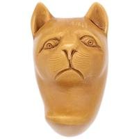 Carved Cat (Ali) (with Case) Tobacco Pipe