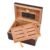 Deauville 150 Cigar High Gloss Humidor With Tobacco Leaf