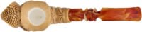 Carved Cobra (with Case) Tobacco Pipe