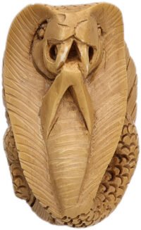 Carved Cobra (with Case) Tobacco Pipe