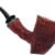 J. Mouton Sandblasted Cherrywood with Abalone Tobacco Pipe