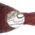 J. Mouton Sandblasted Cherrywood with Abalone Tobacco Pipe